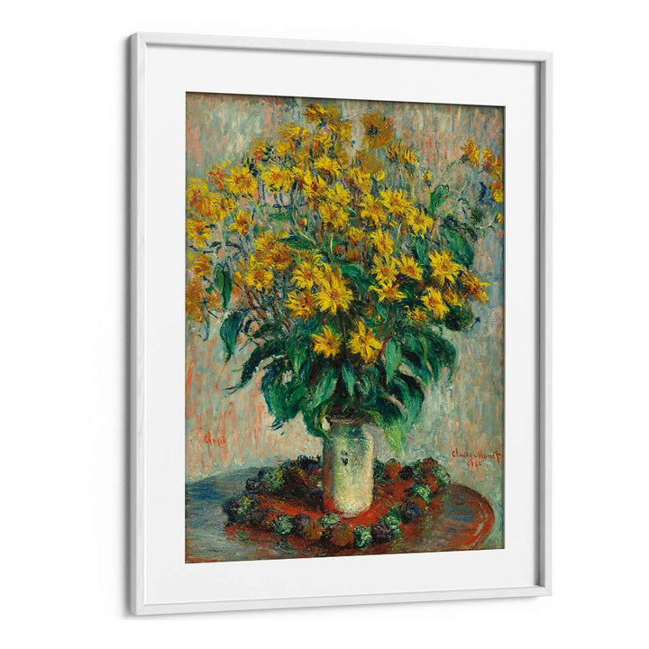 JERUSALEM ARTICHOKE FLOWERS (1880) , VINTAGE PAINTINGS