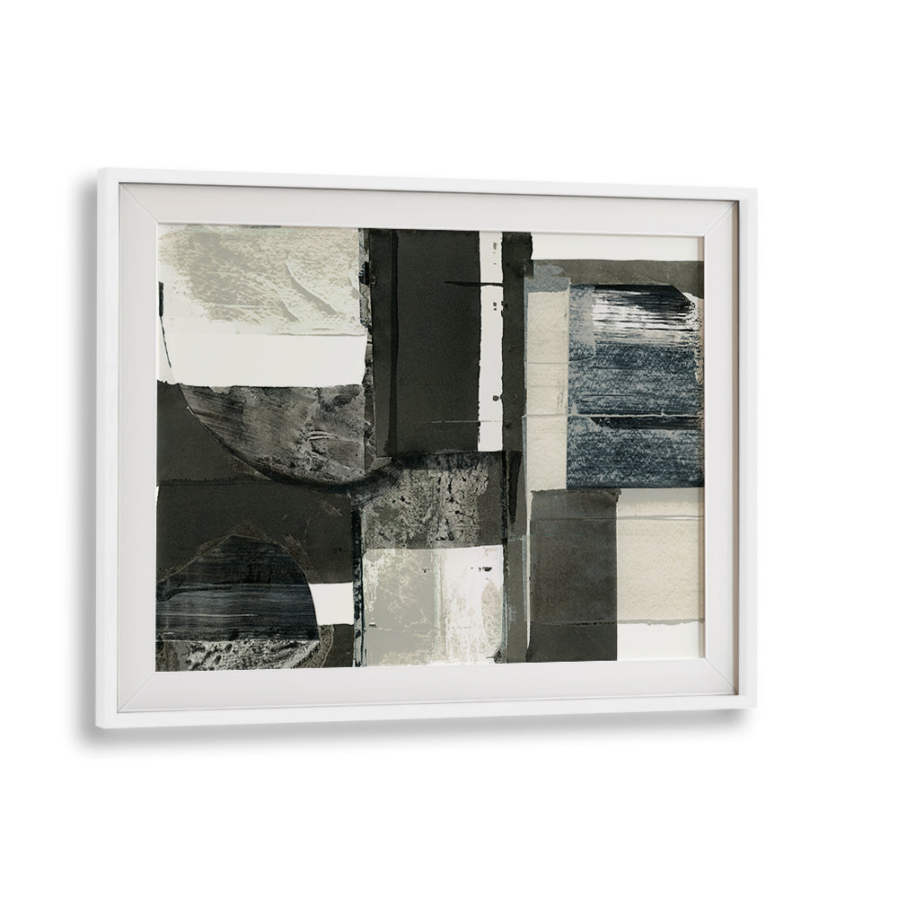 Sophisticated MONOCHROME SHAPES LIGHT I, ABSTRACT PAINTINGS, adding modern artistry to any space. Perfect home decor.