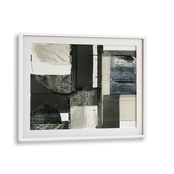 Sophisticated MONOCHROME SHAPES LIGHT I, ABSTRACT PAINTINGS, adding modern artistry to any space. Perfect home decor.