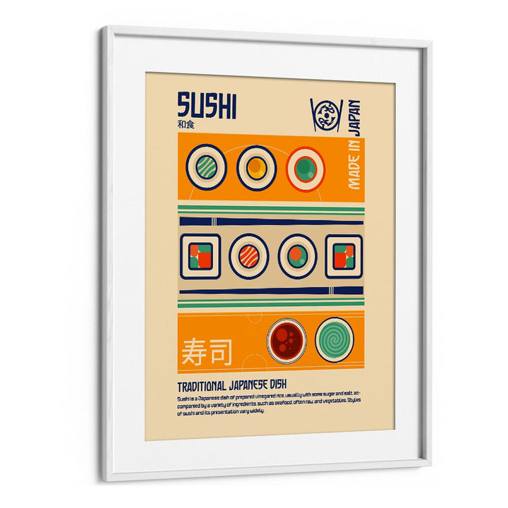 Elegant SUSHI , BAR & CAFE ART print featuring vibrant sushi designs, perfect for enhancing your dining space.