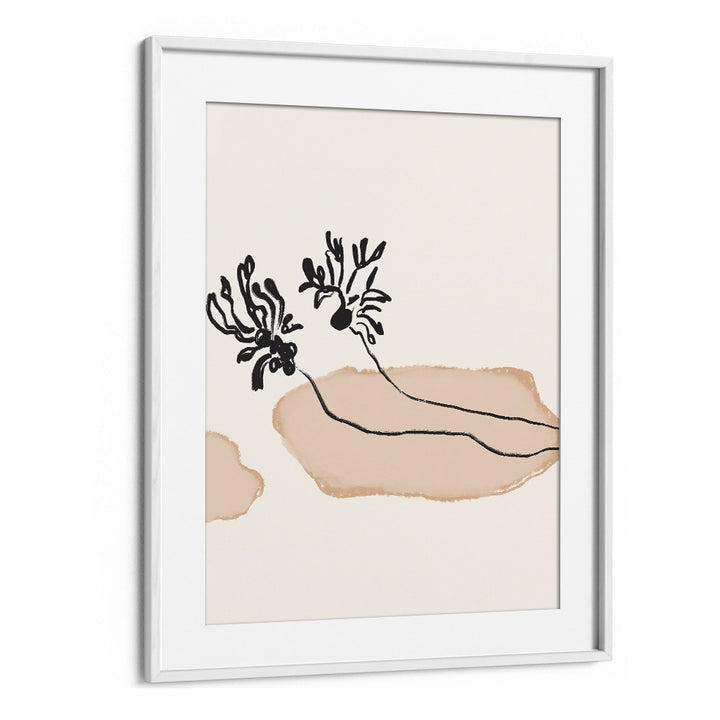 Stylish LEAVES NO I, FLORAL FLOWER PAINTINGS enhance your decor with vibrant, nature-inspired artwork.