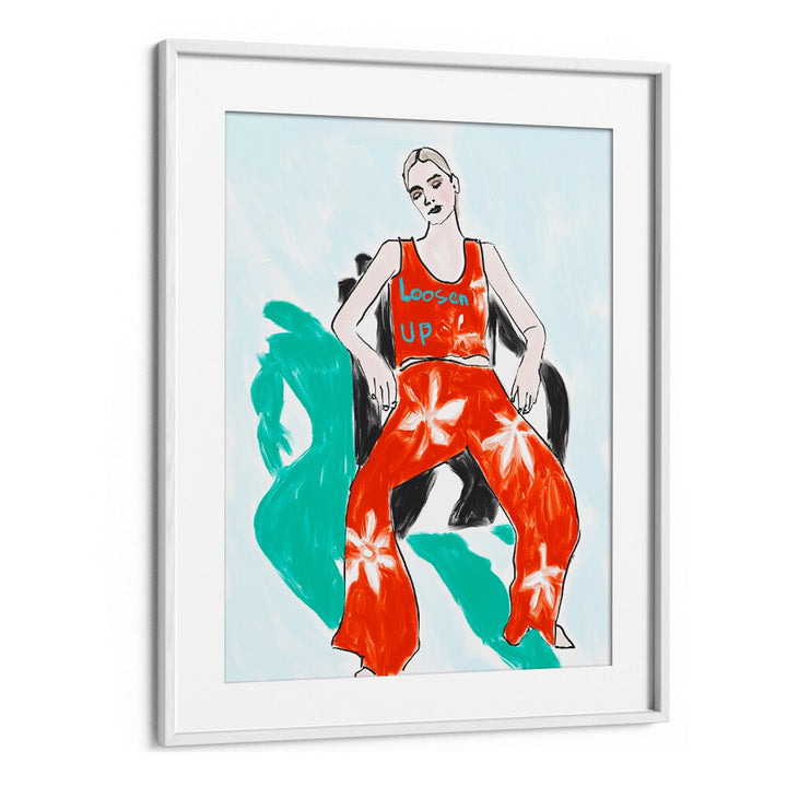 Stylish artwork featuring a relaxed figure, showcasing elegance in RELAXED FIGURE, PORTRAITS collection.
