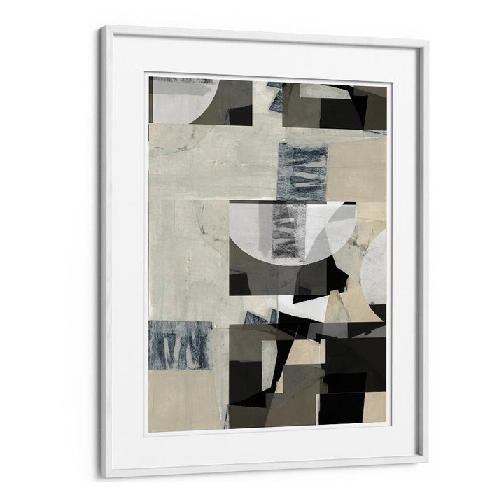 Sophisticated MONOCHROME COMPOSITION NO III, ABSTRACT PAINTINGS, perfect for elevating modern decor in any space.