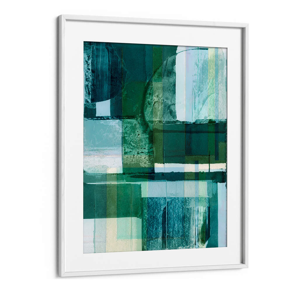 SHADES BLUE AND NEUTRAL II, ABSTRACT PAINTINGS blend rich blues with neutrals, perfect for transforming your space.
