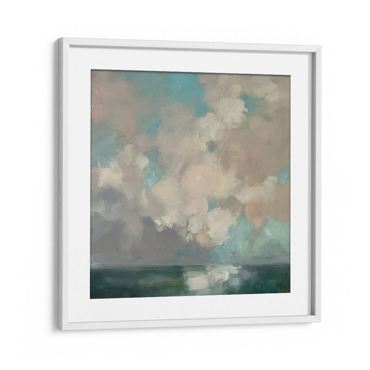 Green Clouds, abstract paintings that enhance home decor with tranquility and artistic detail for any space.