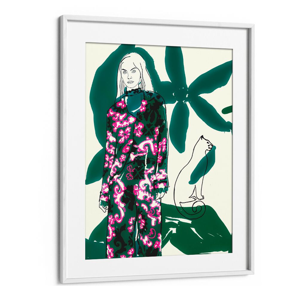 Stylish illustration from CATWALK NO XVIII, PORTRAITS, showcasing modern fashion and artistic flair.