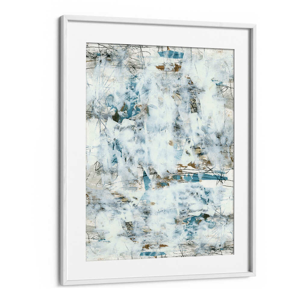 Stunning WHITE MIST 2, ABSTRACT PAINTINGS blend soft hues for a vibrant sanctuary, perfect for contemporary decor.