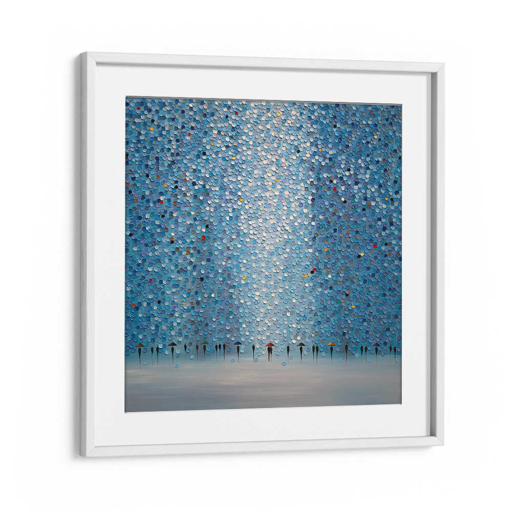 8 UMBRELLAS , MODERN IMPRESSIONISM PAINTINGS