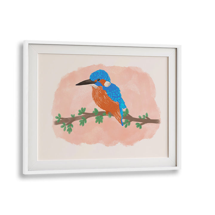 KINGFISHER II , ANIMAL PAINTINGS