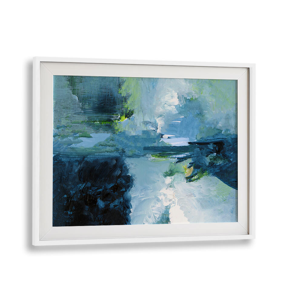 Serene colors and textures define A QUIET REFLECTION II, ABSTRACT PAINTINGS, perfect for a tranquil home ambiance.