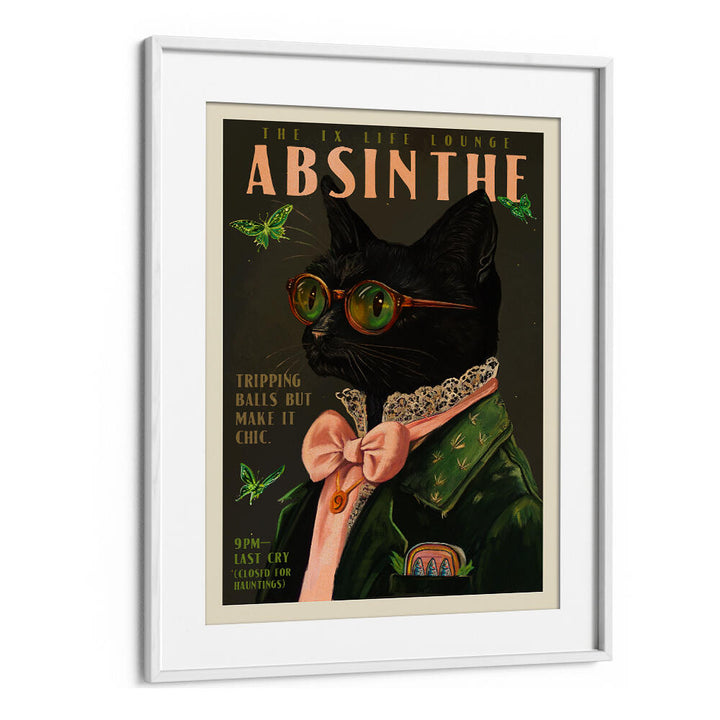 ABSINTHE CAT ALCOHOL , BAR & CAFE ART