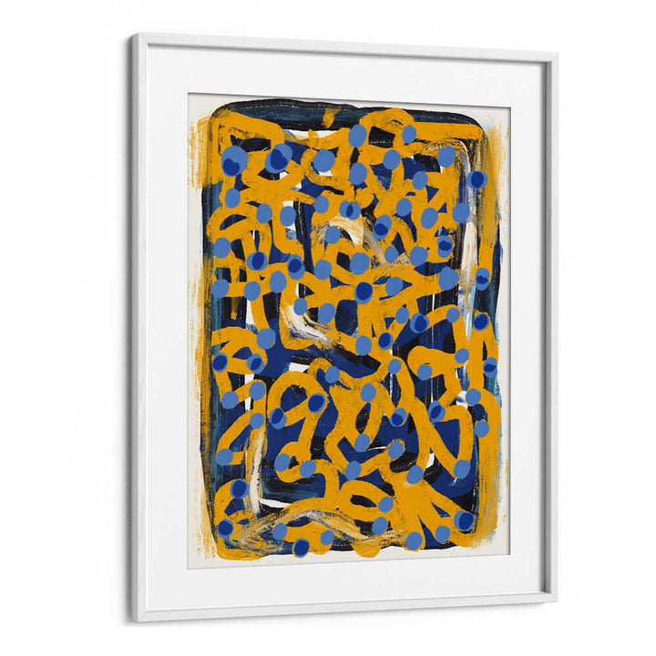 BLUE POLKA DOT , ABSTRACT PAINTINGS