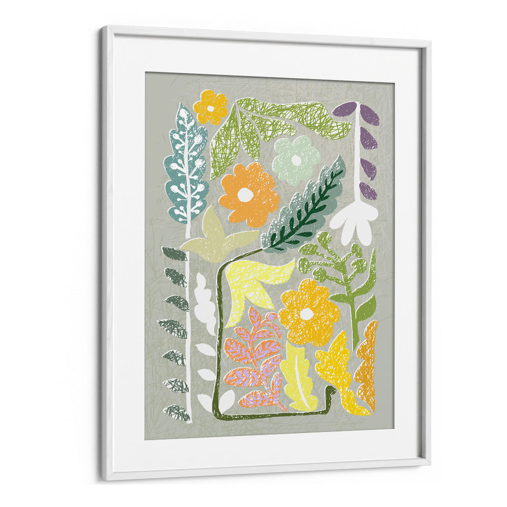 ABSTRACT FLORAL GARDEN