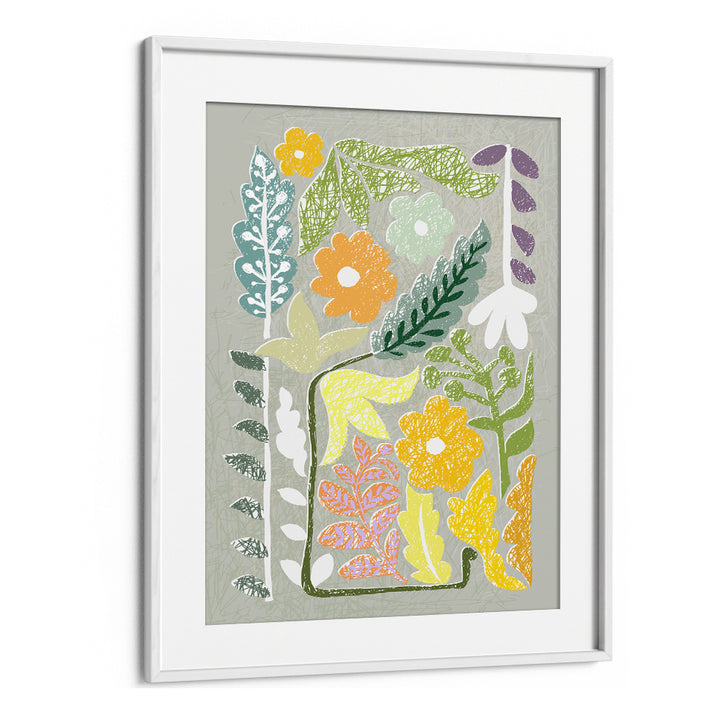 ABSTRACT FLORAL GARDEN
