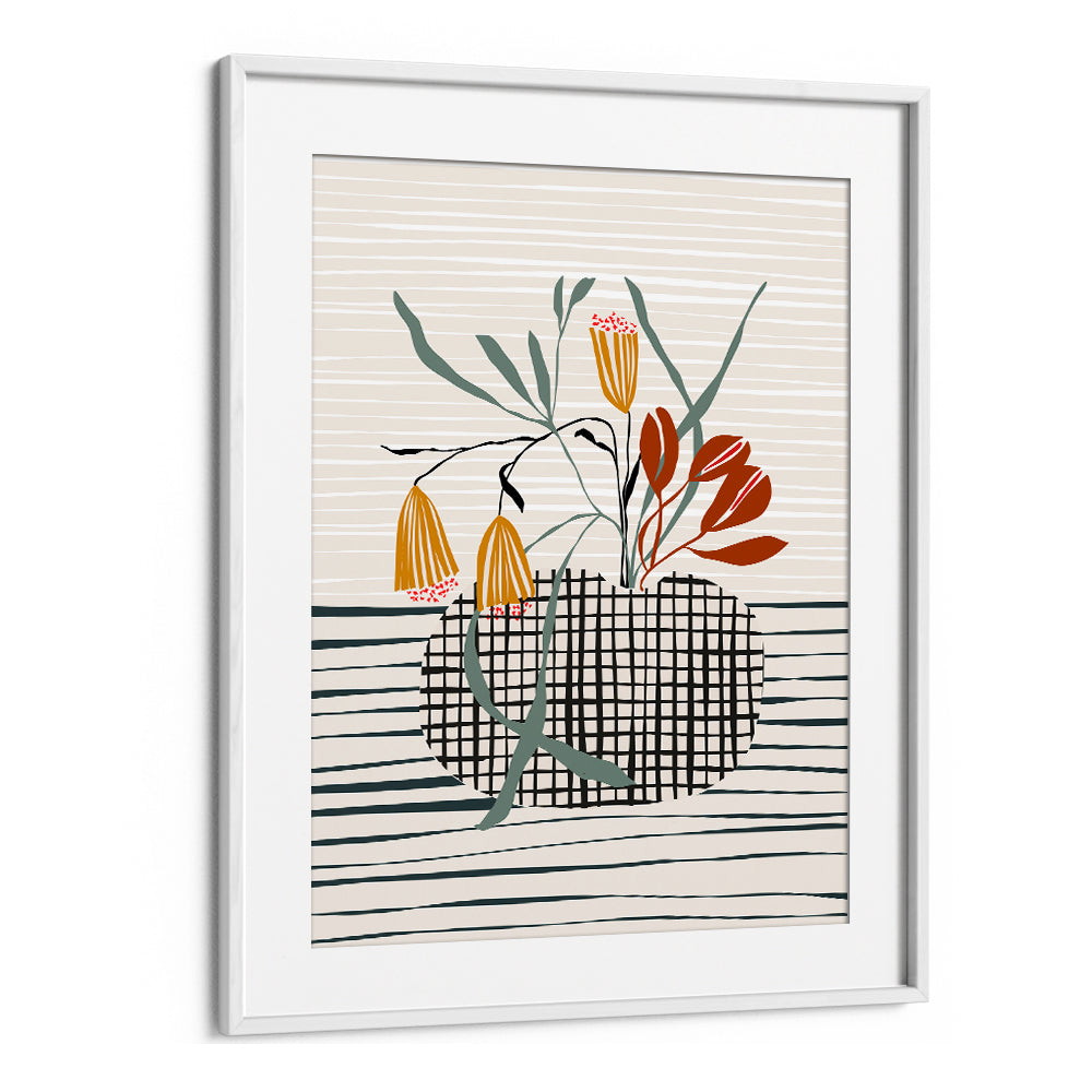 ABSTRACT FLORAL STILL LIFE