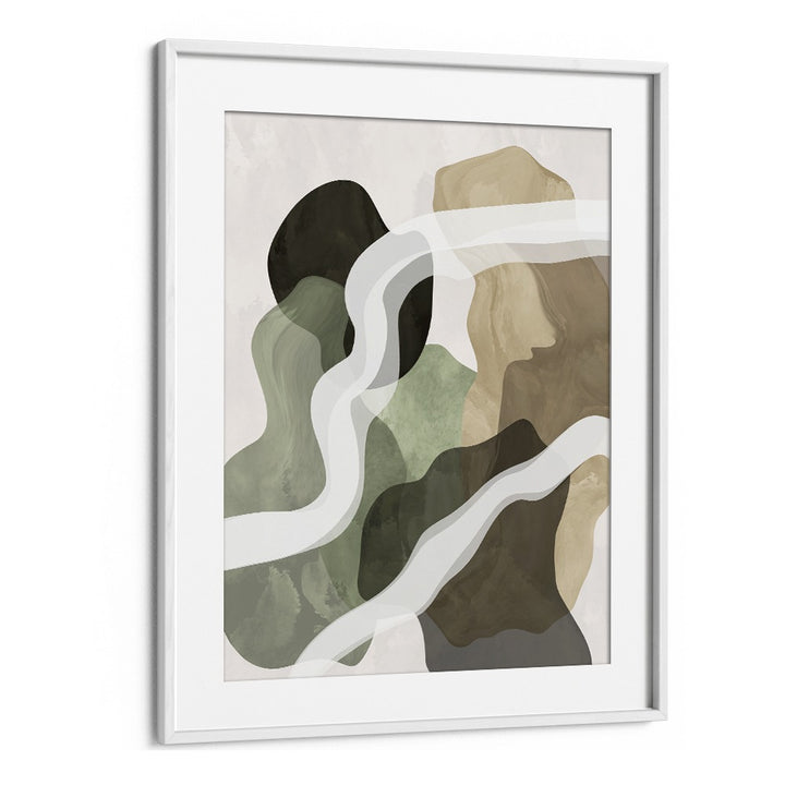 Stunning ABSTRACT GREEN FORMS, ABSTRACT PAINTINGS in vibrant colors, perfect for elevating your artistic decor.