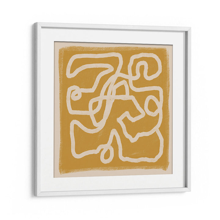 ABSTRACT LINES GOLD , LINE ART PAINTINGS