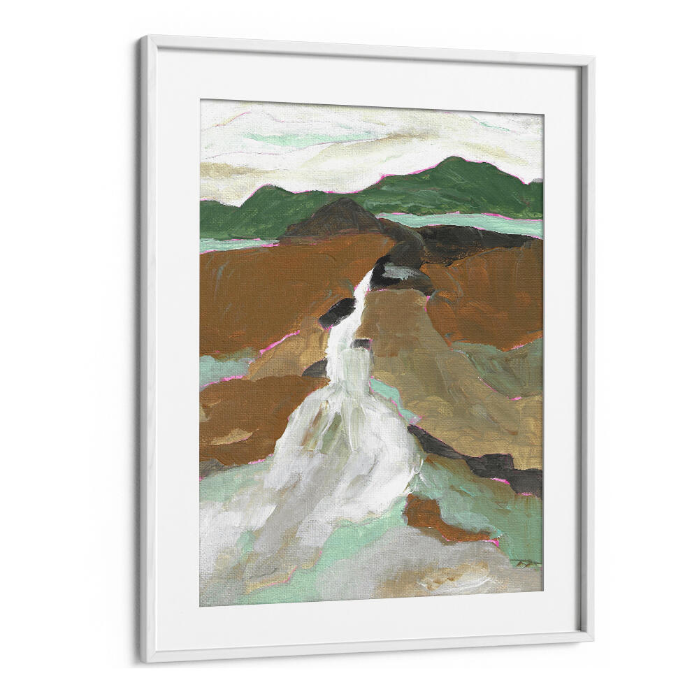 ABSTRACT MOUNTAIN WATERFALL
