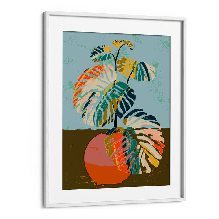 ABSTRACT TROPICAL MONSTERA