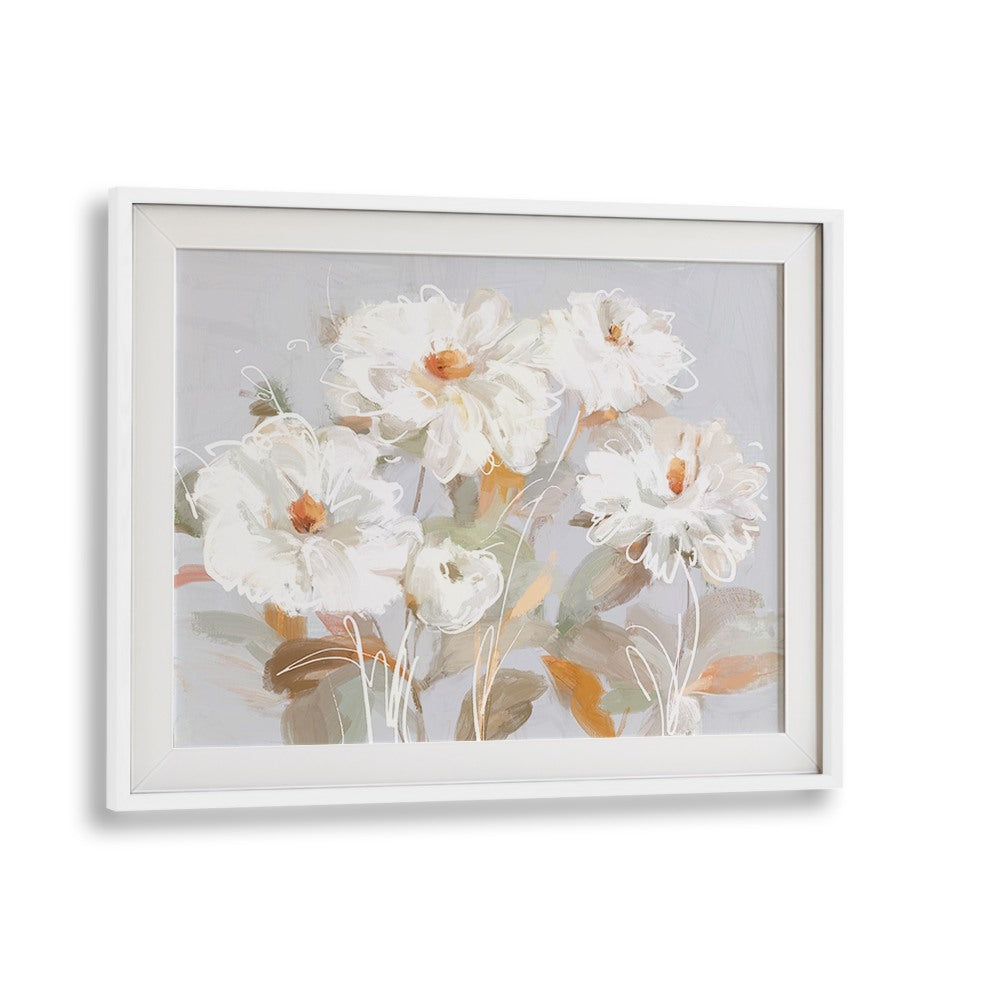 ABSTRACT WHITE FLOWERS