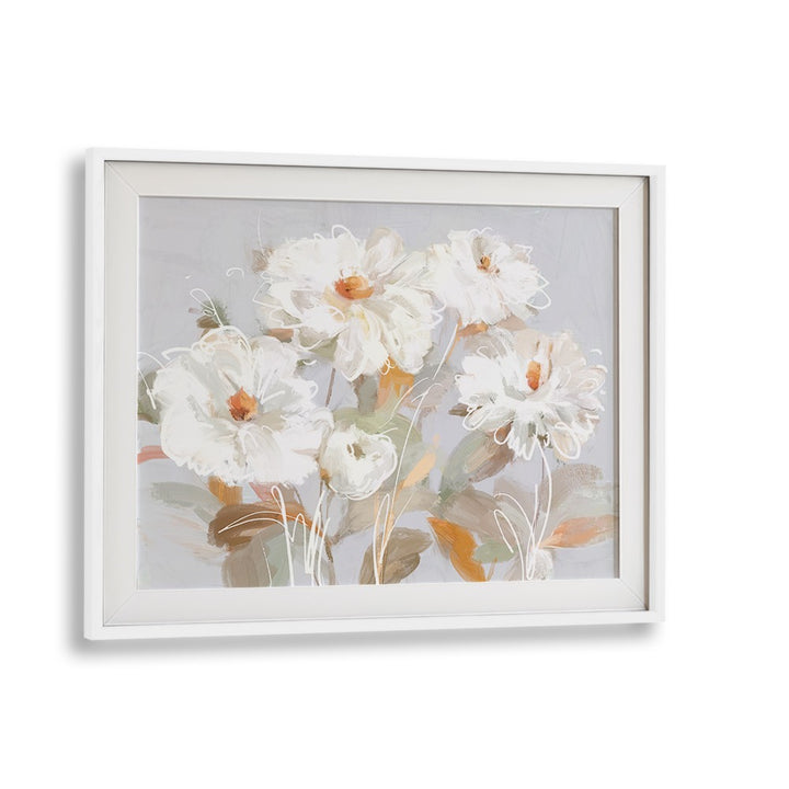 ABSTRACT WHITE FLOWERS