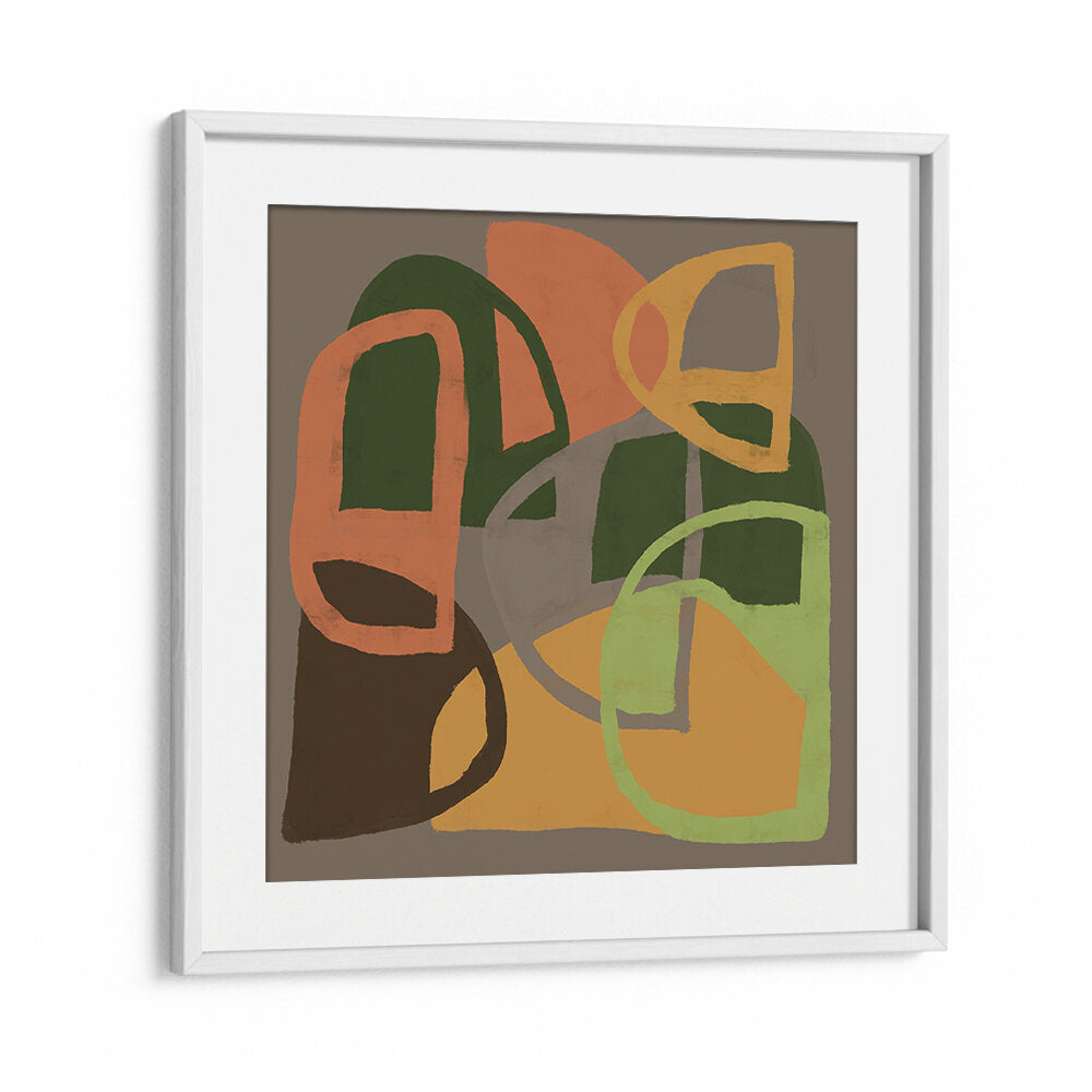 ABSTRACT PATTERNS IN EARTH COLOURS , ABSTRACT PAINTINGS