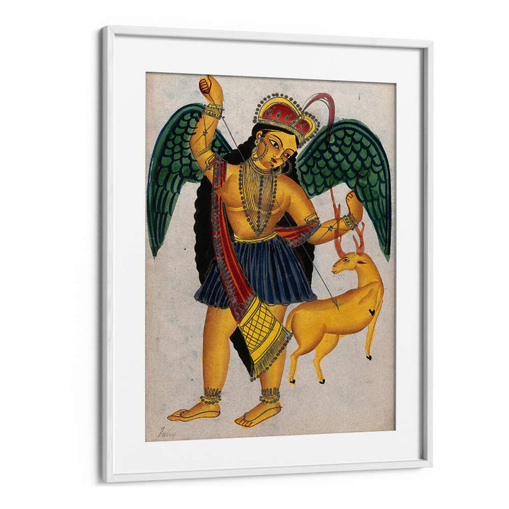 APSARA WITH PET DEER