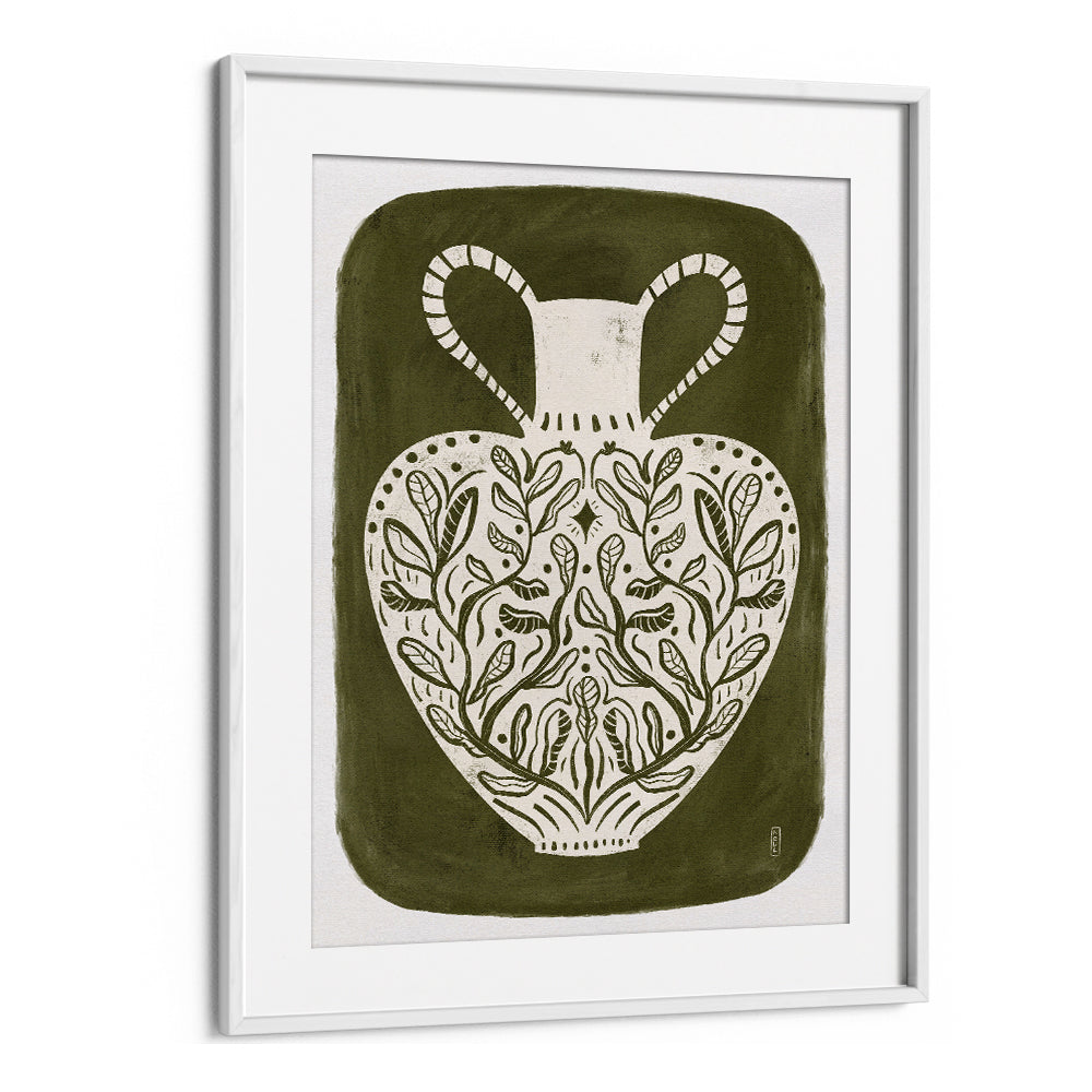 BOTANICAL FOLK VASE