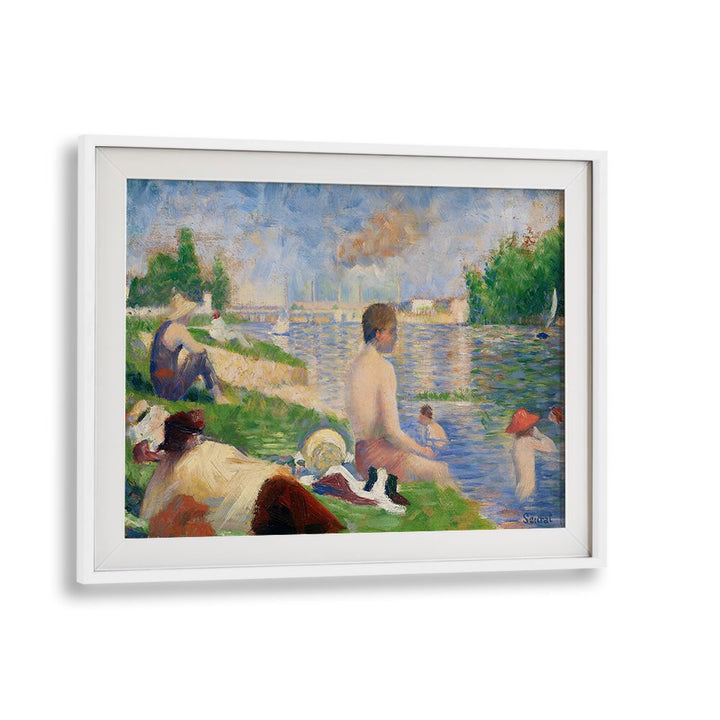 FINAL STUDY FOR “BATHERS AT ASNIÈRES” (1883) , VINTAGE PAINTINGS