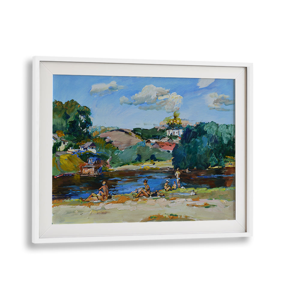 BATHERS ON THE RIVERBANK
