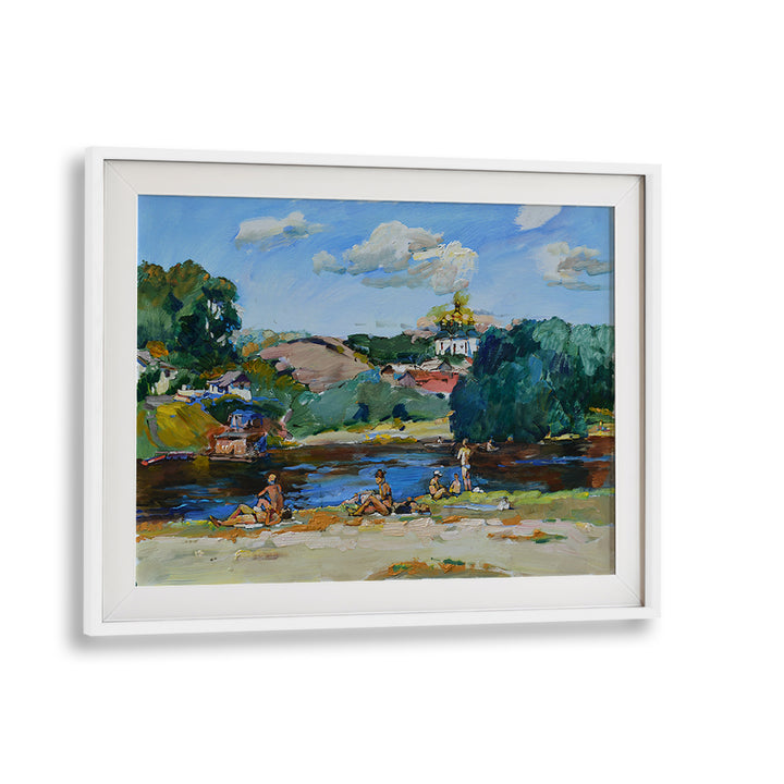 BATHERS ON THE RIVERBANK