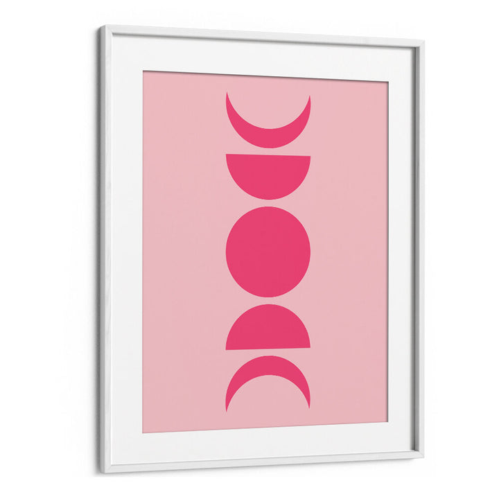 BAUHAUS BOHO PINK VII , BOHO ART PAINTINGS