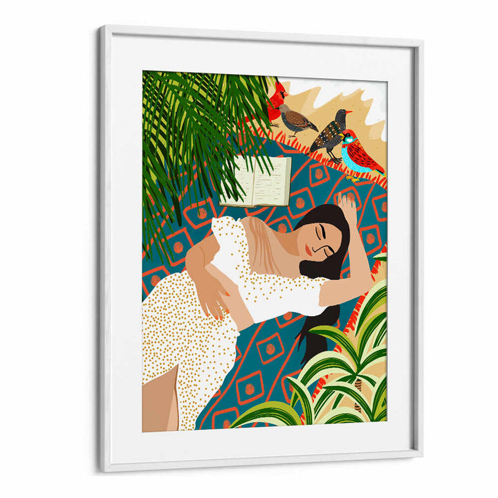 BEACH. READ. SLEEP. REPEAT , PORTRAITS & FIGURATIVE ILLUSTRATIONS