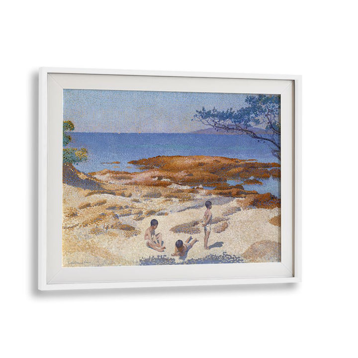 BEACH AT CABASSON (1891–1892) , VINTAGE PAINTINGS