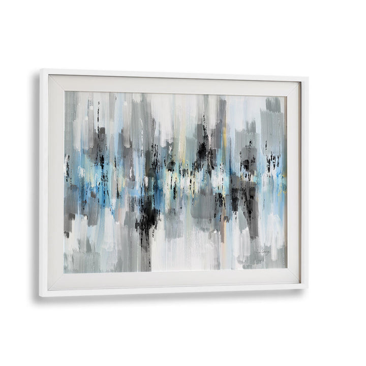 BLACK WHITE BLUE REFLECTIONS