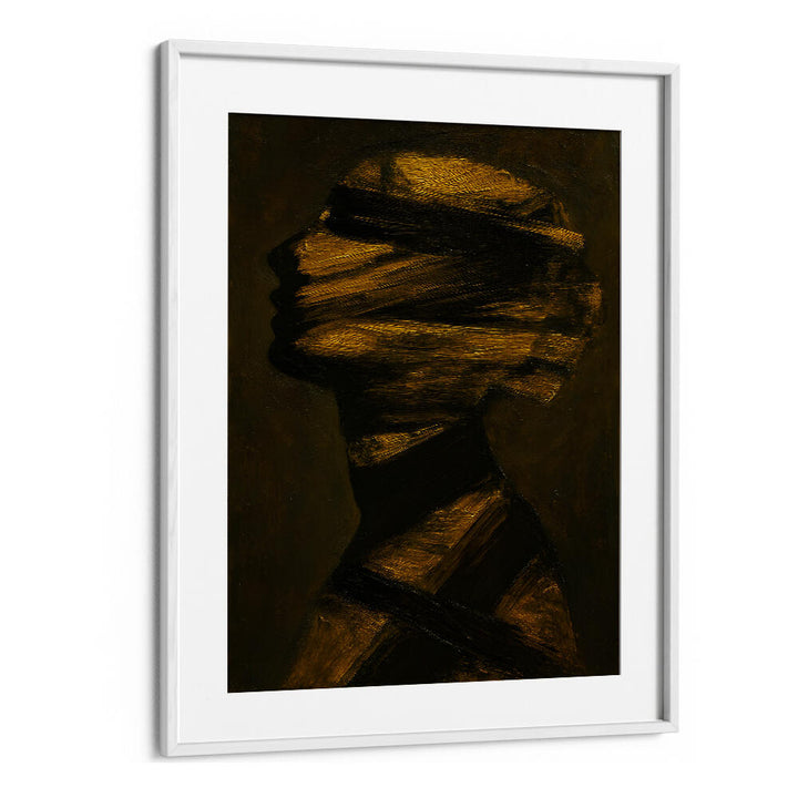 BLINDFOLDED WHISPER , EXPRESSIONISM PAINTINGS