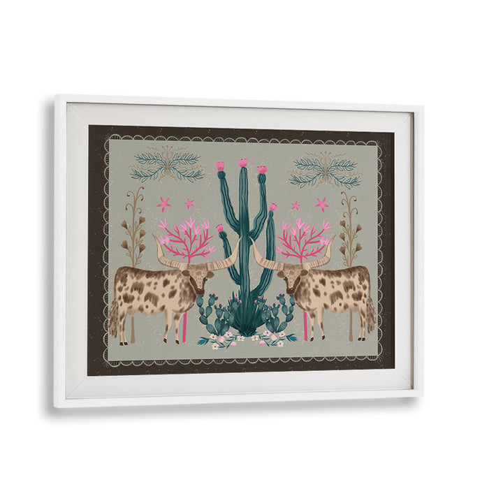 BLOOMING DESERT LONGHORNS