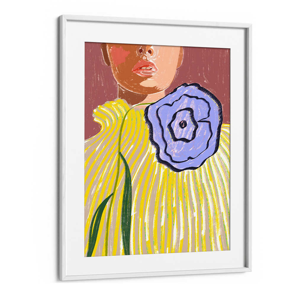 BLOSSOM ELEGANCE , PORTRAITS & FIGURATIVE ILLUSTRATIONS