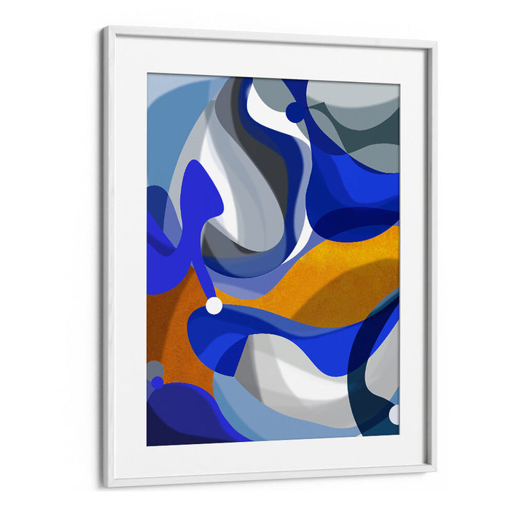 BLUE GOLDEN , ABSTRACT PAINTINGS