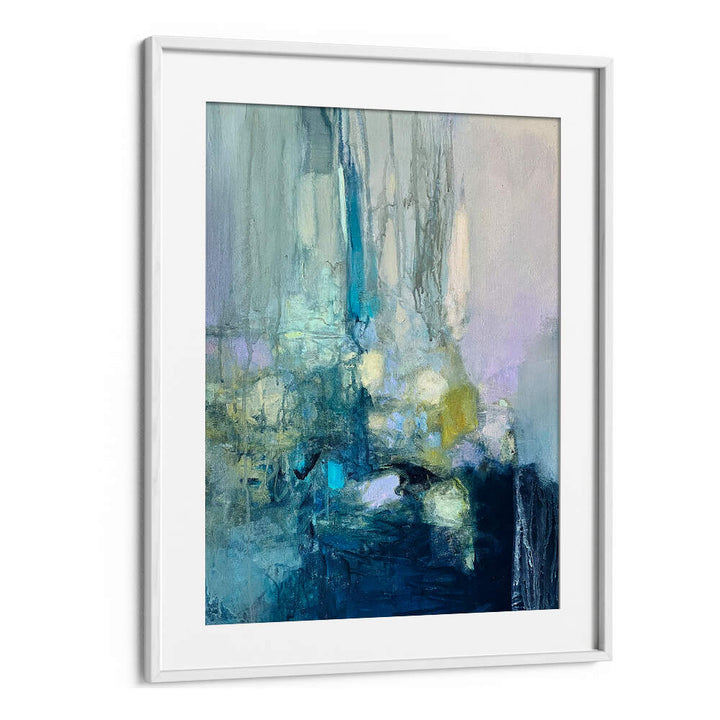 BLUE GREEN ABSTRACT FLOW