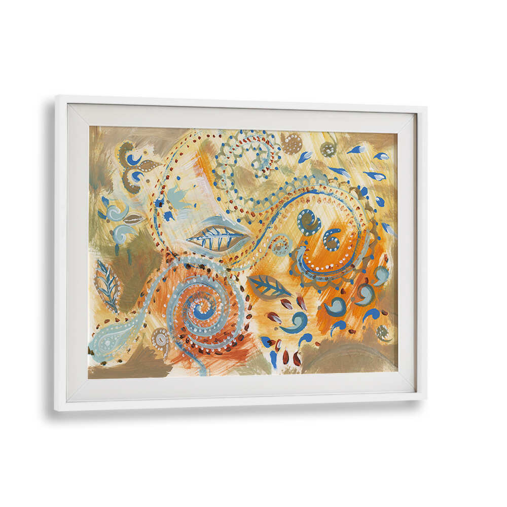 BOHEMIAN PATTERN I , BOHO ART PAINTINGS