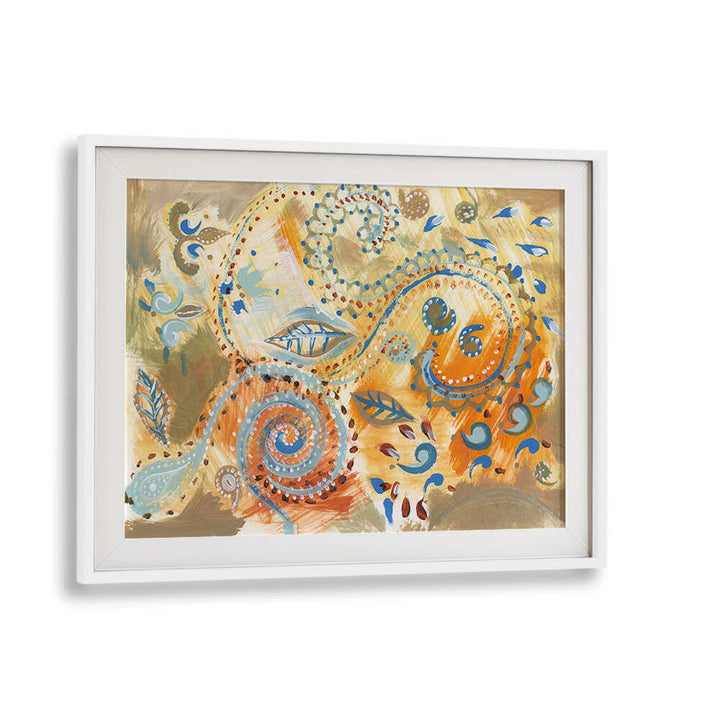 BOHEMIAN PATTERN I , BOHO ART PAINTINGS