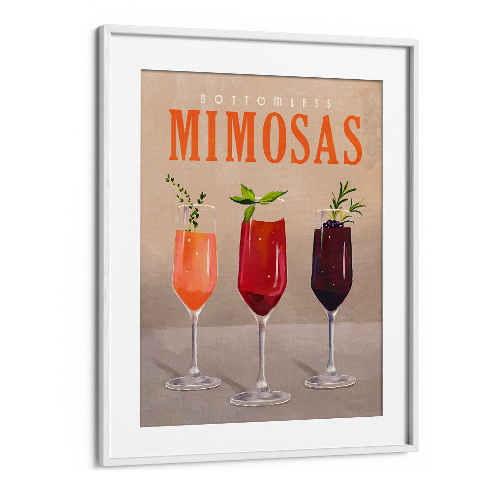 BOTTOMLESS MIMOSAS PASTEL , BAR & CAFE ART