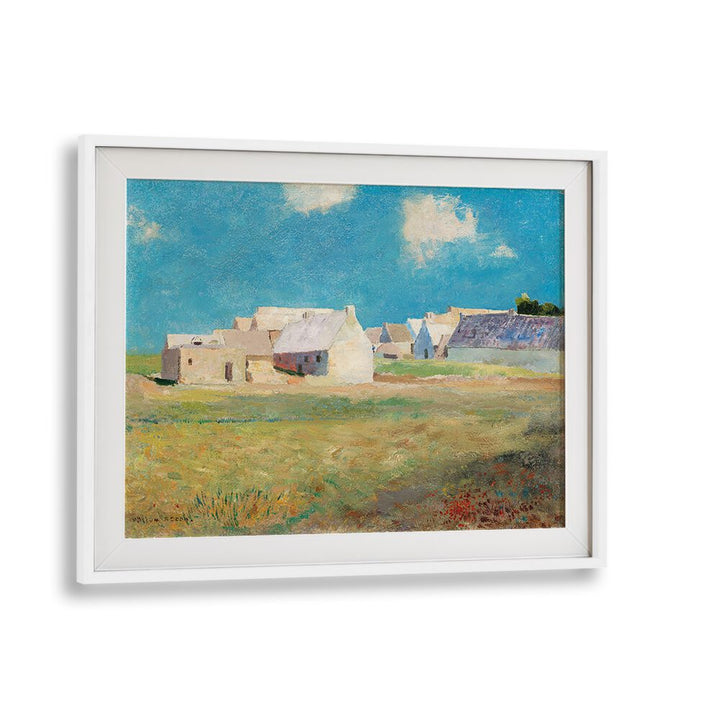 BRETON VILLAGE (1890) , VINTAGE PAINTINGS