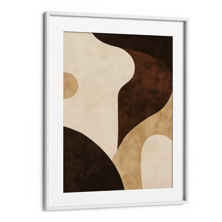BROWN TONES GEOMETRIC II , BOHO ART PAINTINGS