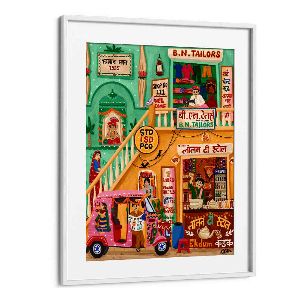 CHAI AND TAILOR , INDIAN ART PAINTINGS