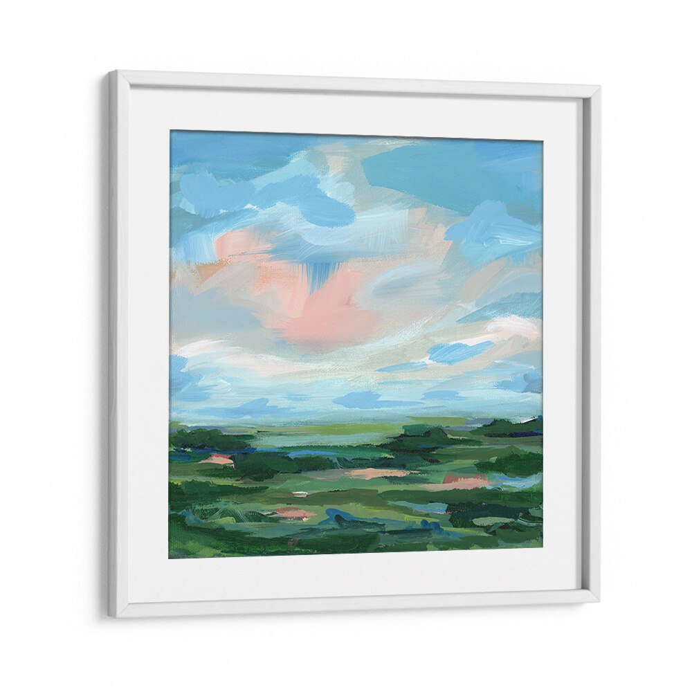 Vibrant landscape featuring soft colors in the COME AWAY, ABSTRACT PAINTINGS, perfect for enhancing your space.