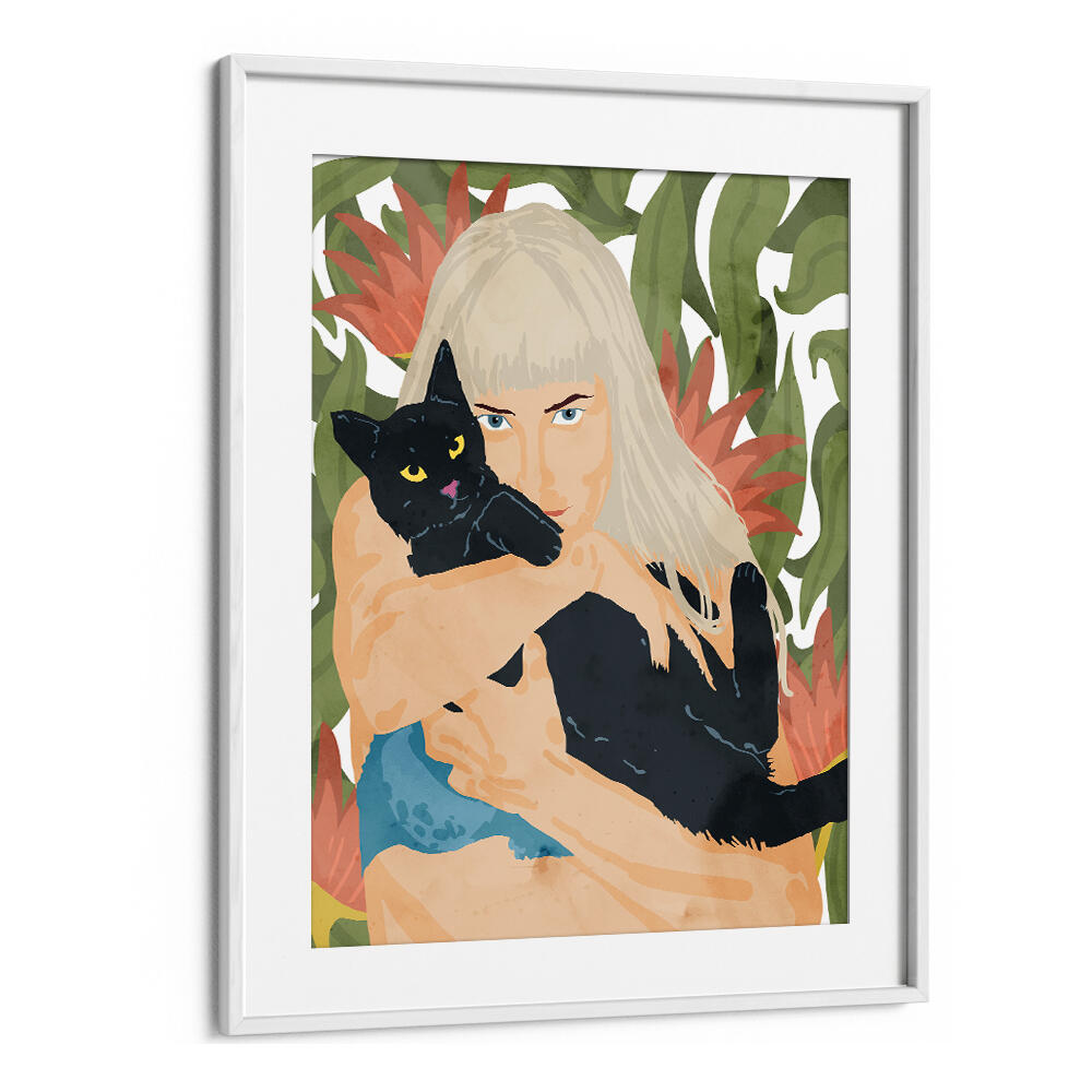 CAT LADY , PORTRAITS & FIGURATIVE ILLUSTRATIONS