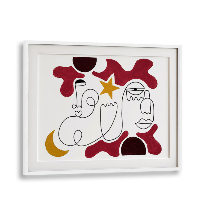 Celestial Dream Line Art Print | Modern Minimalist Wall Art