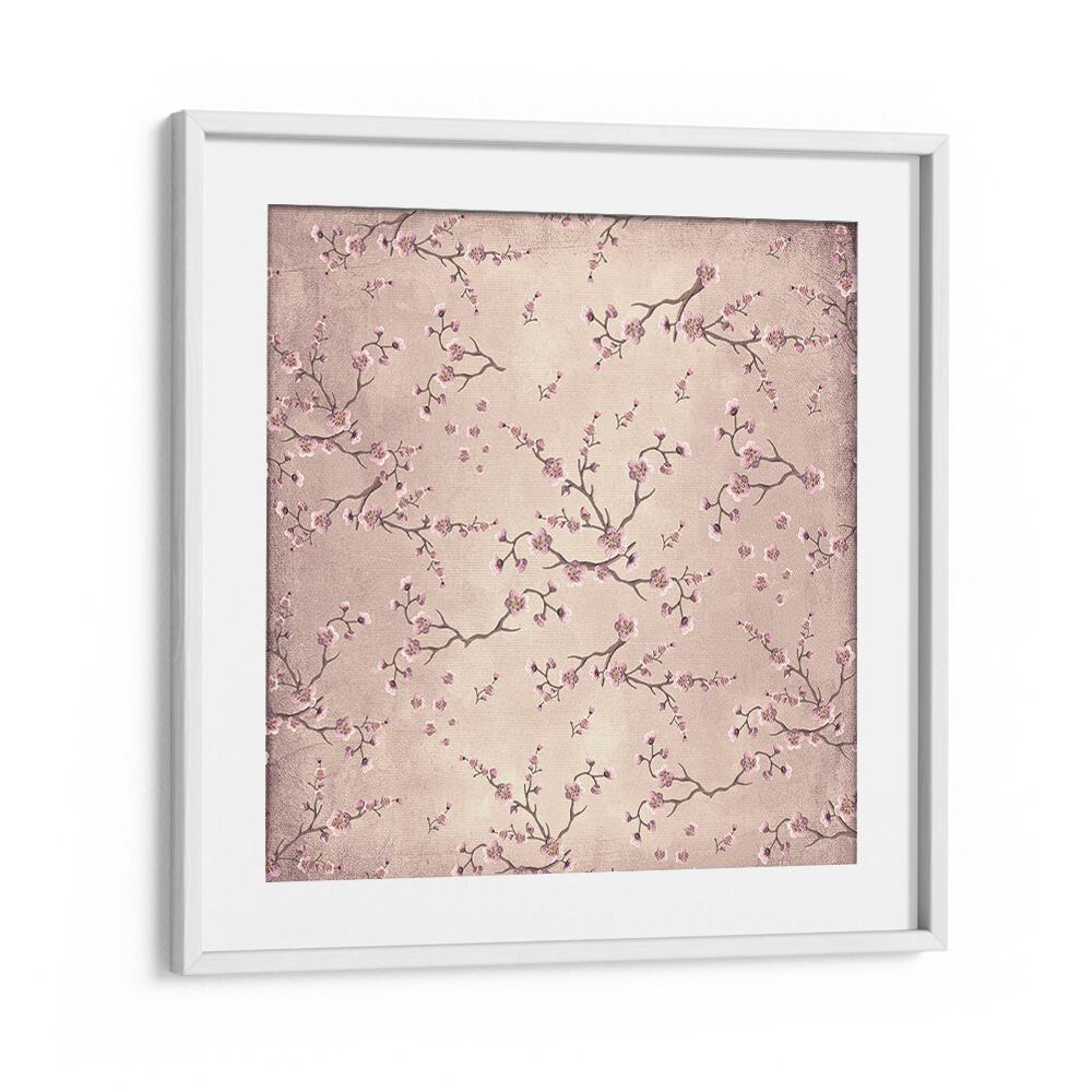 Delicate CHERRY BLOSSOM DANCE, FLORAL FLOWER PAINTINGS bring a dreamy spring ambiance to your living space.
